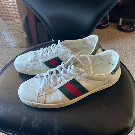 gucci sneakers used|Gucci sneakers consignment.